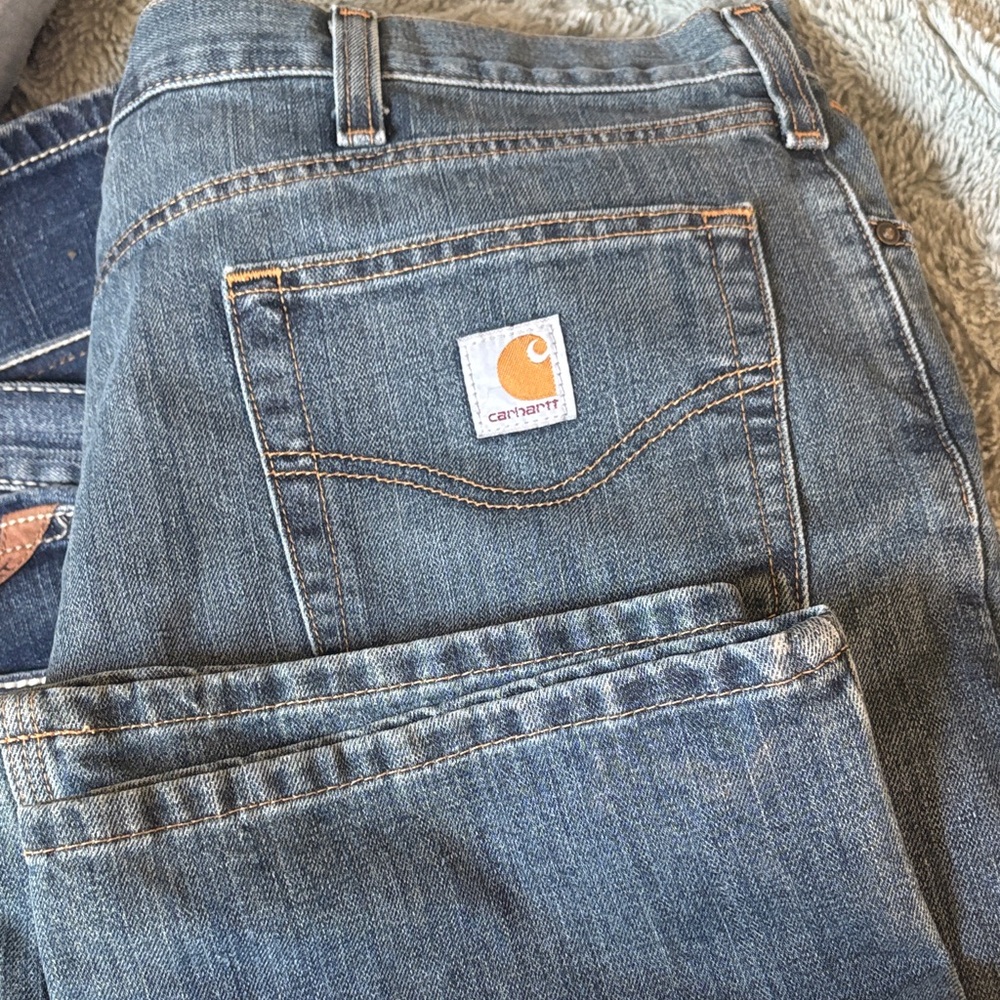 Carhartt Women's Classic Straight Leg Jeans - Light Blue